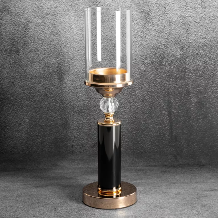 Świecznik RIA- czarny 47cm - obrazek 3