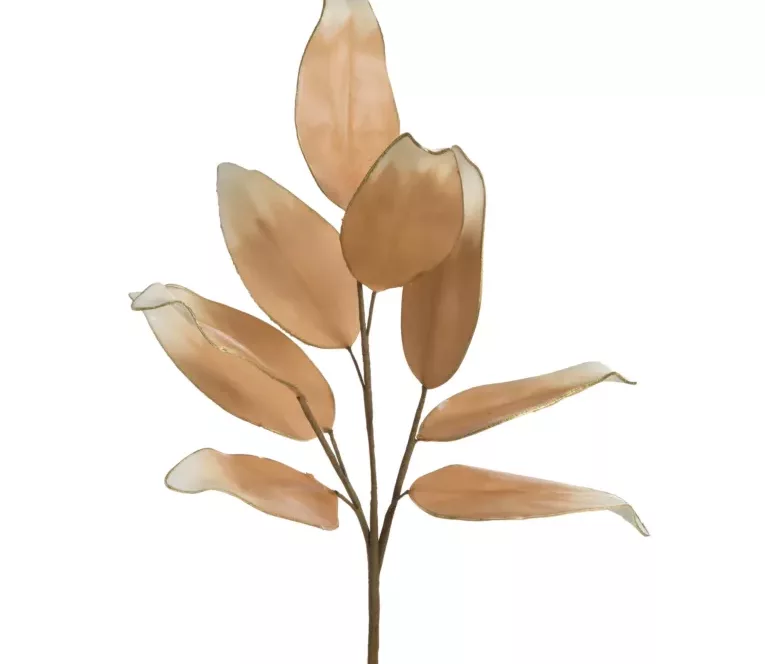 Kwiat dekoracyjny piankowy- beżowy