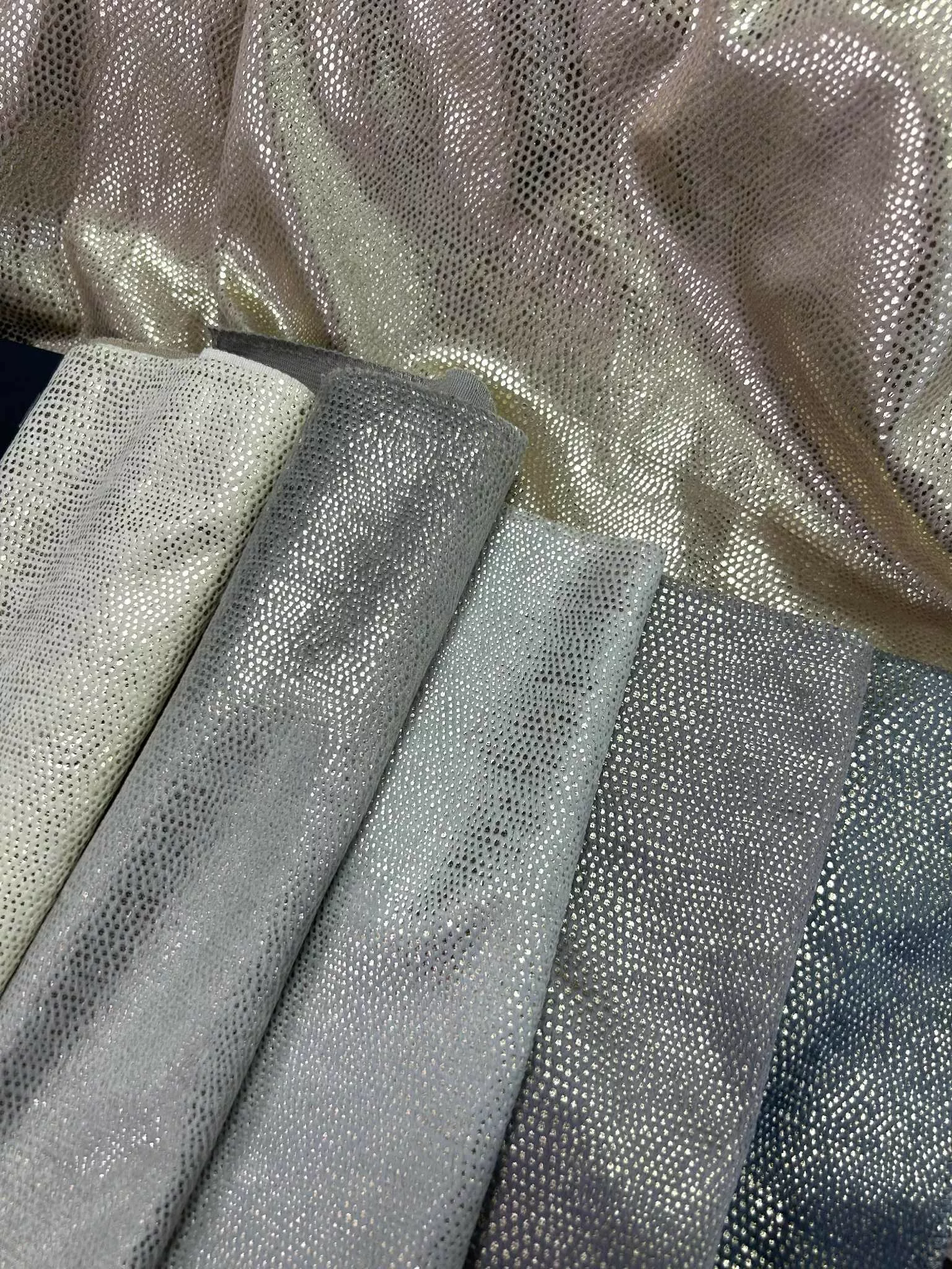 Tkanina Zasłonowa DOTS- beż - obrazek 2