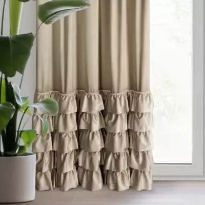 Zasłona CARLI z falbanką 140x250