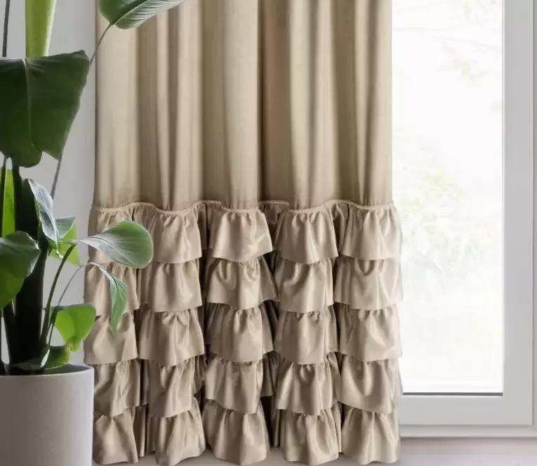 Zasłona CARLI z falbanką 140x250