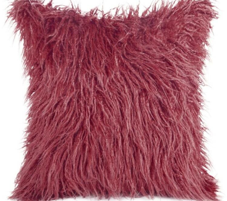 Poszewka dekoracyjna- bordowy