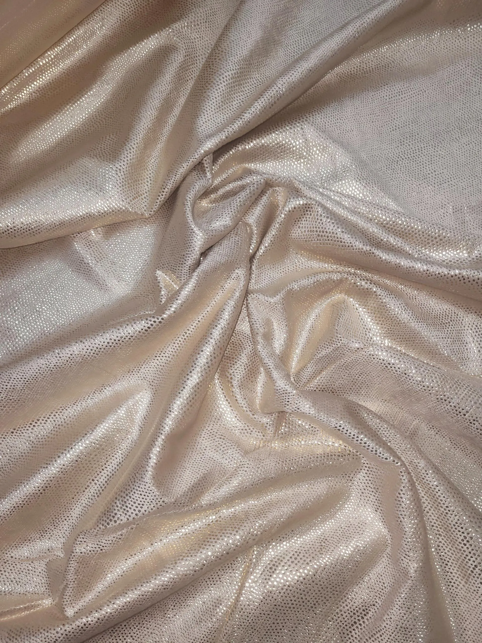 Tkanina Zasłonowa DOTS- beż - obrazek 5