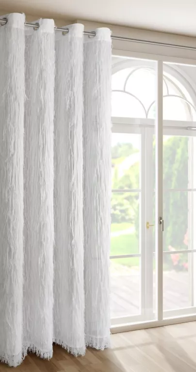 Zasłona na przelotkach Eva Minge- biała 140x250 - obrazek 2