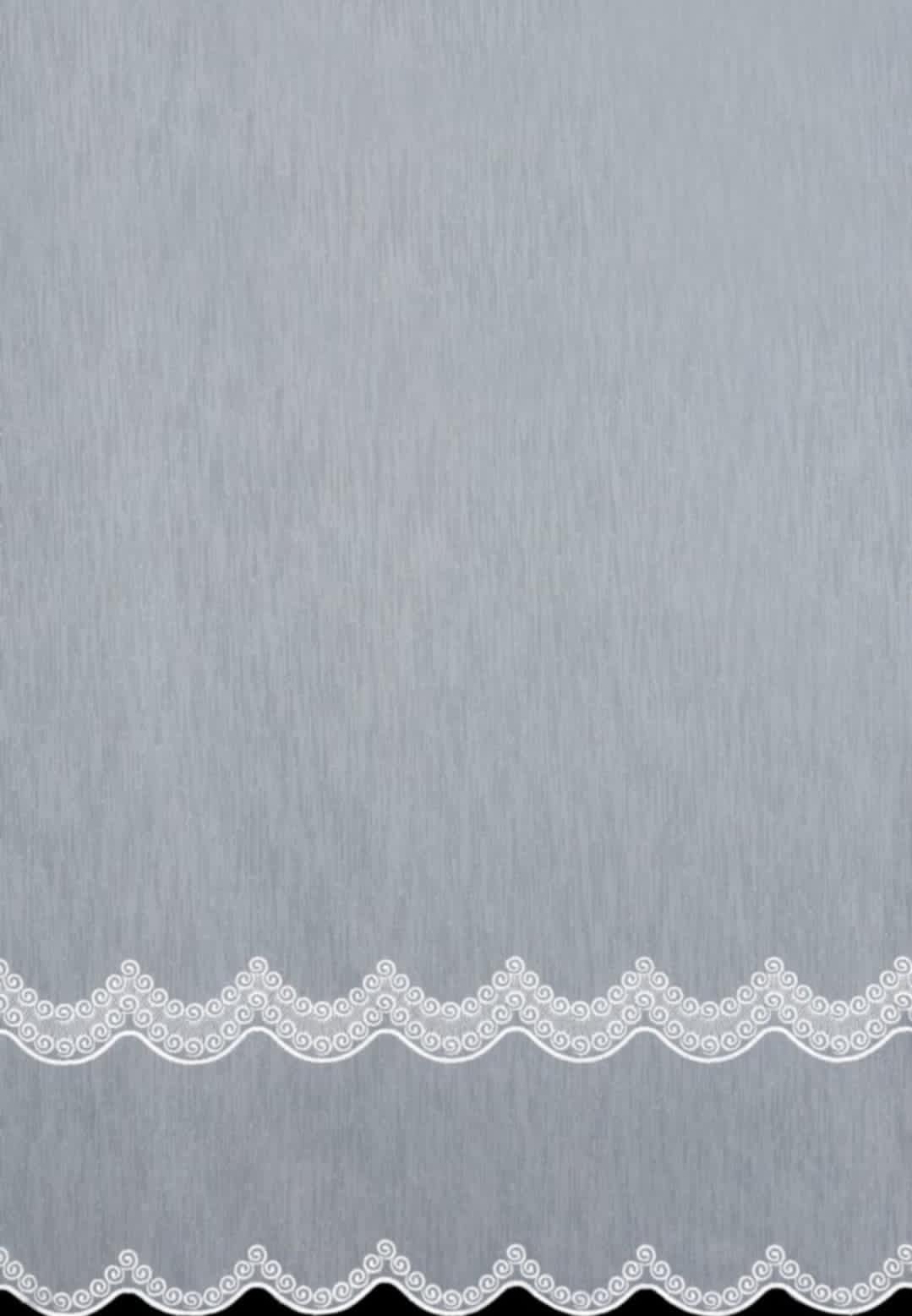 Tkanina firanowa z złotym haftem- 2.80m - obrazek 3