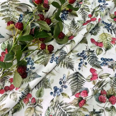 Tkanina zasłonowa- leśna polana